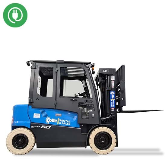 Forklift 5 tons electric (cabin)