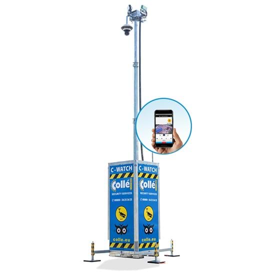 Mobile security mast C-WATCH 360°