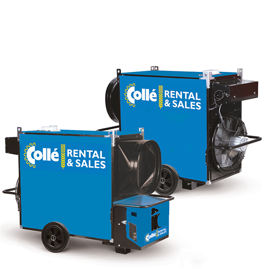 Dieselheizung mieten - 220kW - Collé Rental & Sales