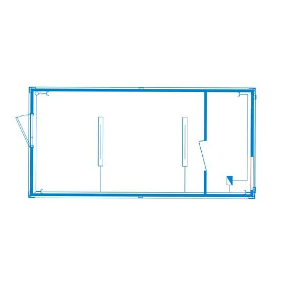 Top-line Container B02 - Mit Trennung, ohne Fenster