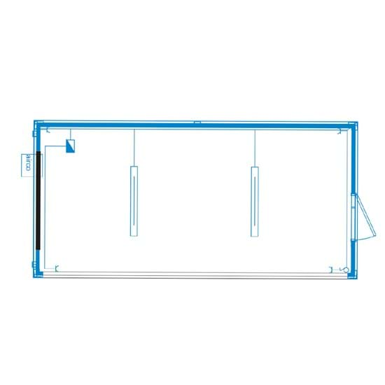 Container Top-line B09 - Un quart ouvert