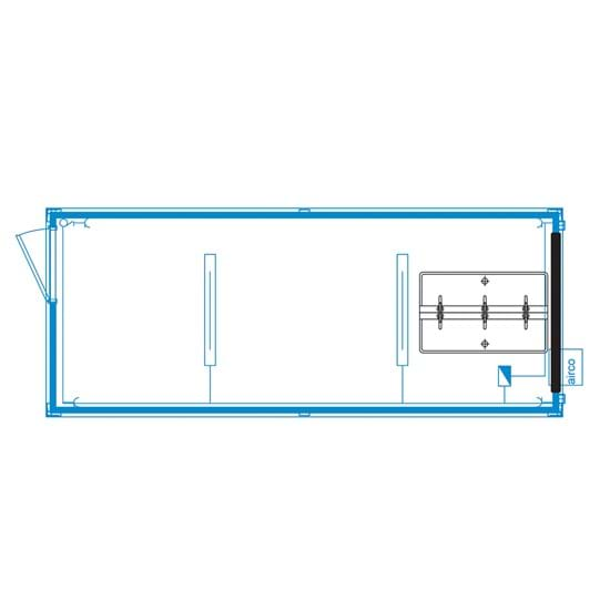 Event-Line-Container CW01 - Umkleide / Waschtisch doppelt